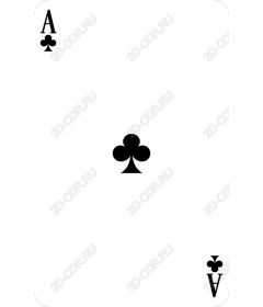  ACE of clubs