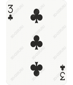  Three of clubs