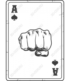  ACE Of Spades Fist