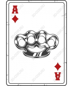  ACE of diamonds knuckles
