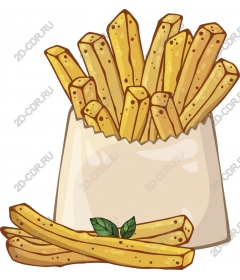  Crispy French fries