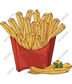  Crispy French fries