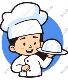 Funny cartoon chef