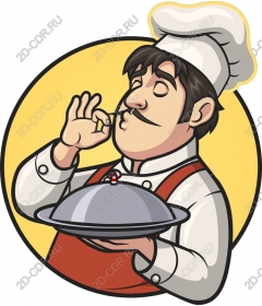  Chef Cooking delikat