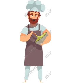  Chef with spatula