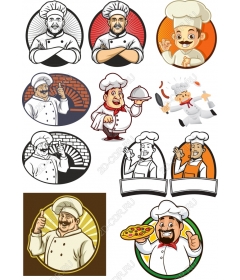 Chef's kit and clipart collection