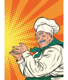Happy chef