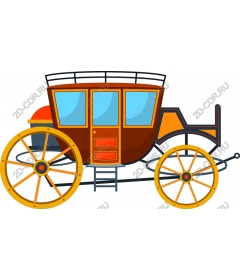 Vintage horse-drawn carriage