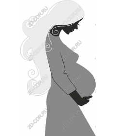  Elegant pregnant woman