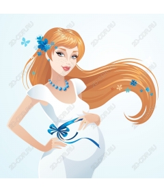  Elegant pregnant woman
