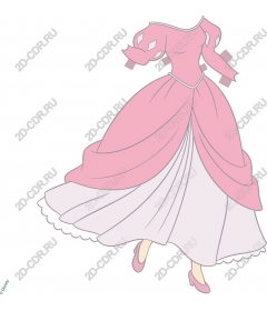  Pink Princess dress