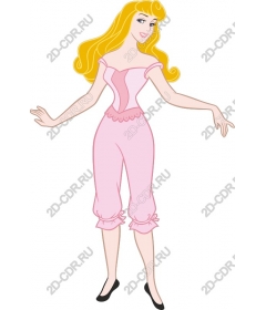  Charming pink character