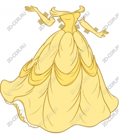  Elegant yellow ball gown