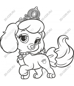  Adorable cartoon dog Royal blood