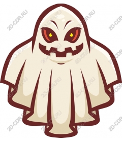 Spooky Ghost Illustration