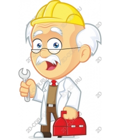 Funny character the handyman