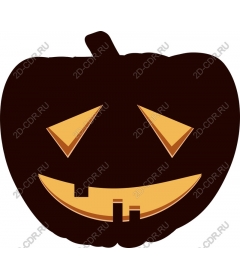 Playful pumpkin for Halloween