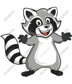  Charming character-raccoon