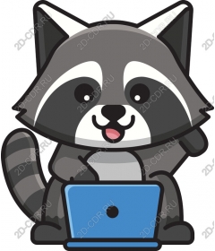  Tech-savvy raccoon