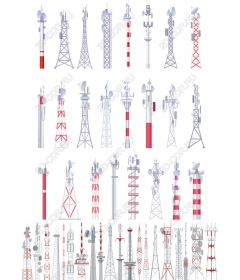 Комплект телекоммуникационной башни