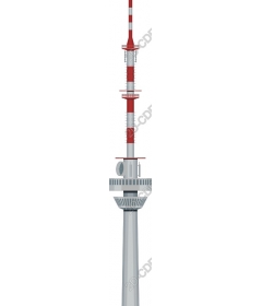  Stylized tower broadcast