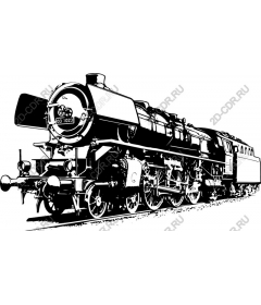  Vintage steam train