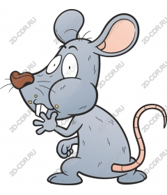  Cute cartoon mouse