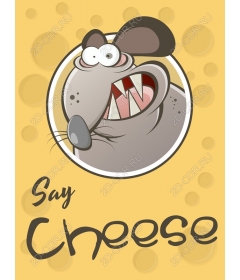  Say cheese cartoon dog