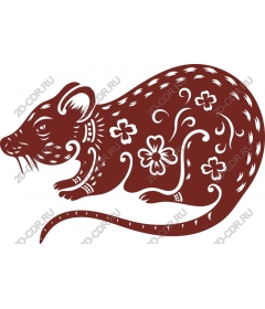 Decorative rat