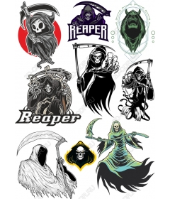 Коллекция клипартов Reaper - Премиум-набор