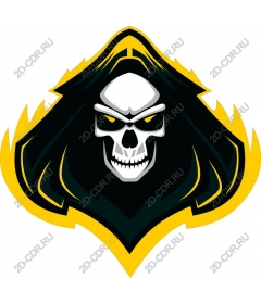  A fierce skull-hood