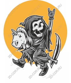 The Grim Reaper Unicorn