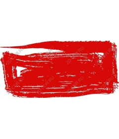  Bright red brush stroke