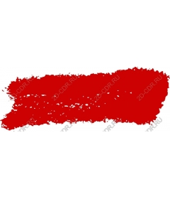  Bright red brush stroke