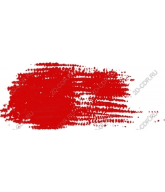  Bright red brush stroke
