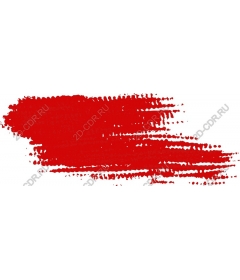  Bright red splash of paint