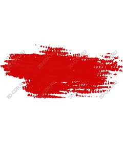  Bright red brush stroke