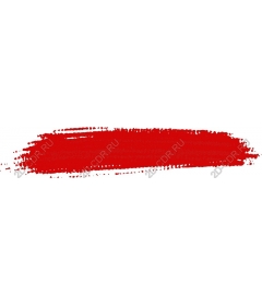 Vibrant red brush stroke
