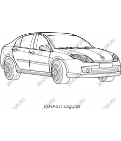  Линейное искусство Renault Laguna