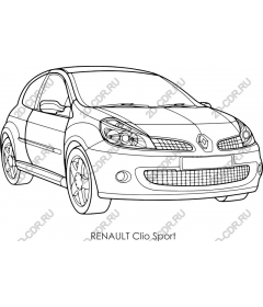 Рисунок Renault Clio Sport