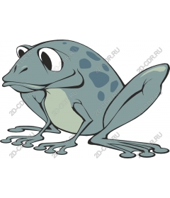  Cartoon frog
