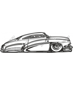 Классический автомобиль Lowrider