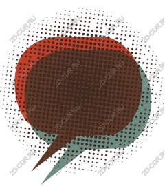  Bright speech bubble Clipart