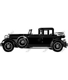 Vintage classic car of the 1920-ies