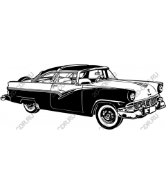 Vintage classic car 1950-ies