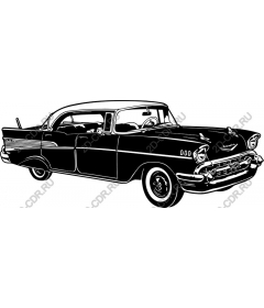 Классический Chevrolet Bel Air 1957 года