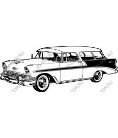  Classic Chevrolet Bel Air Wagon 1956