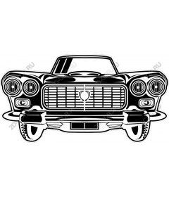  Classic vintage car front view