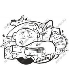  Cartoon "Embrace"