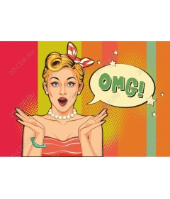 Wow! Retro-pop art